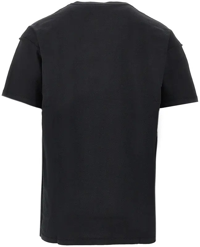 Tricou Inside-out jersey T-shirt with print - Img 3