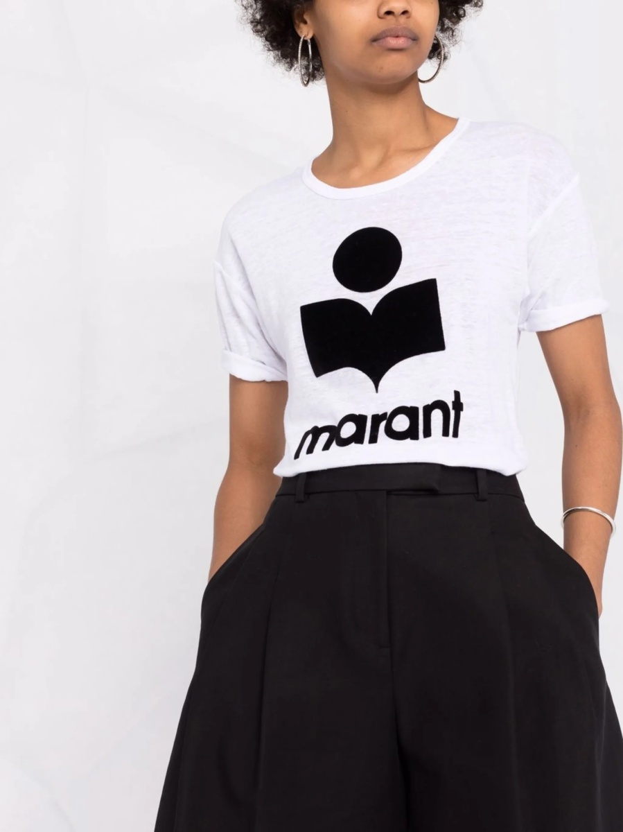 Tricou ISABEL MARANT ETOILE alb - Img 5