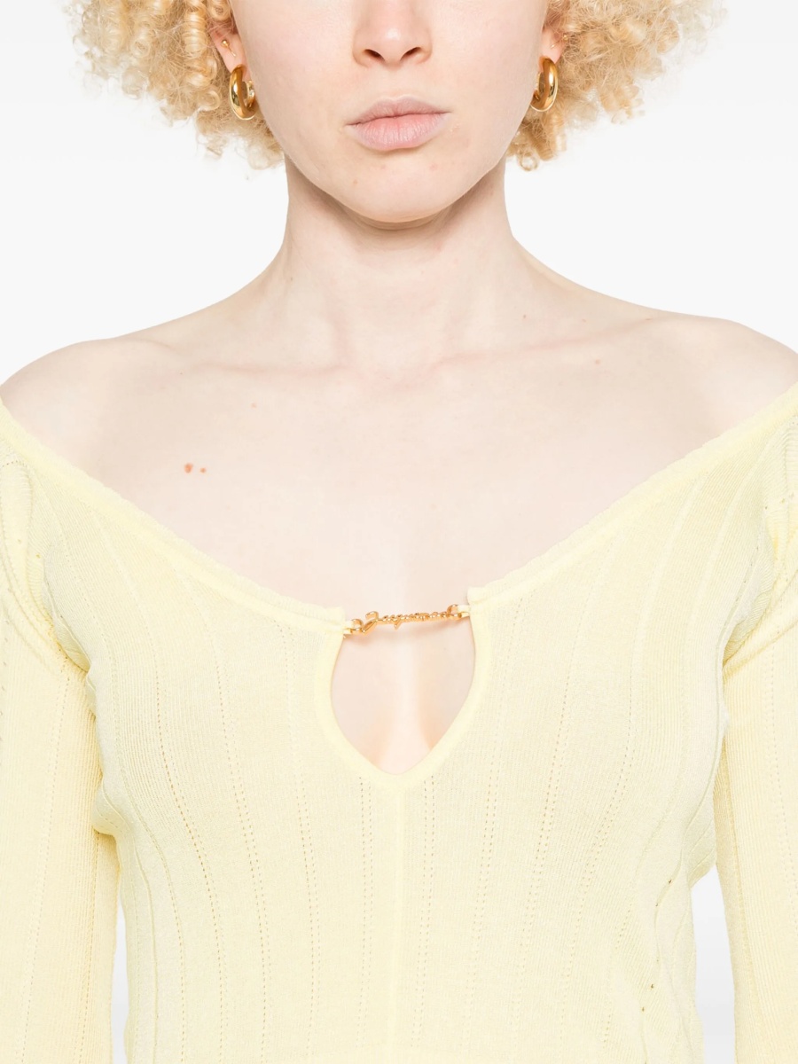 Tricou JACQUEMUS galben - Img 5