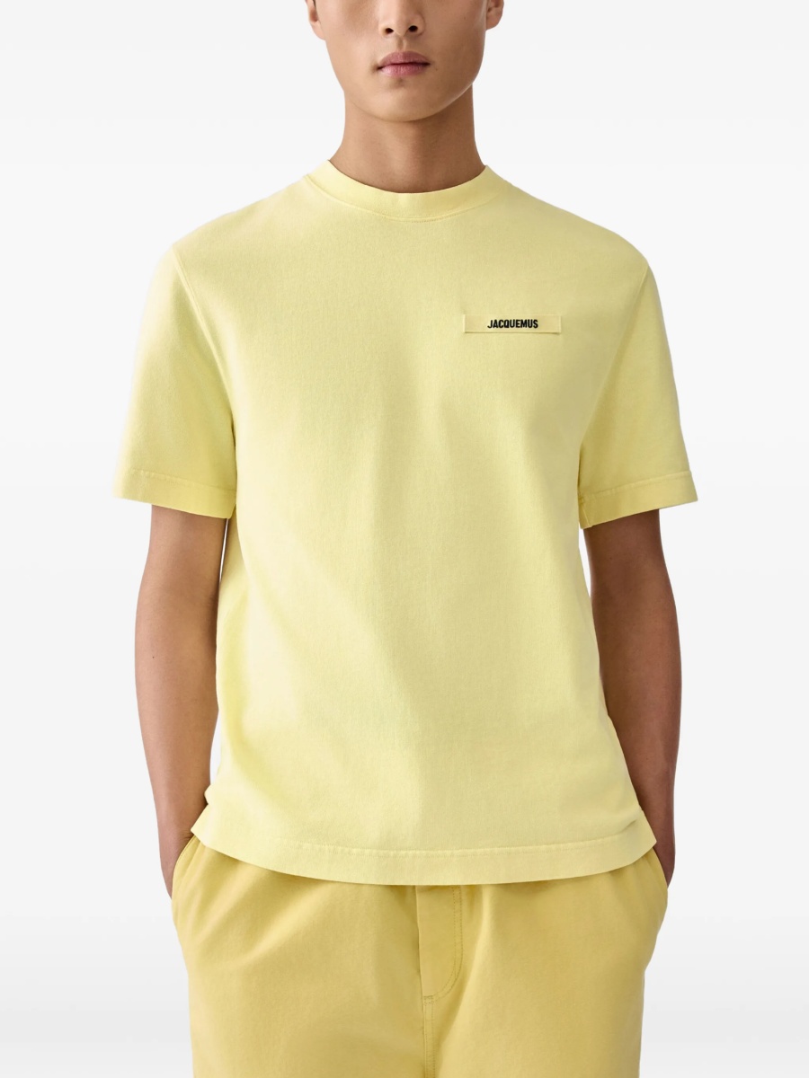 Tricou JACQUEMUS galben - Img 2