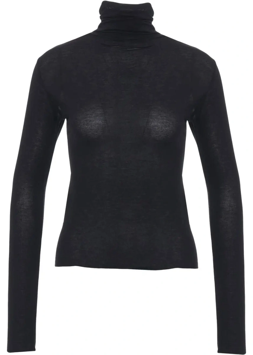 Tricou Kaos negru din casmir - Img 2