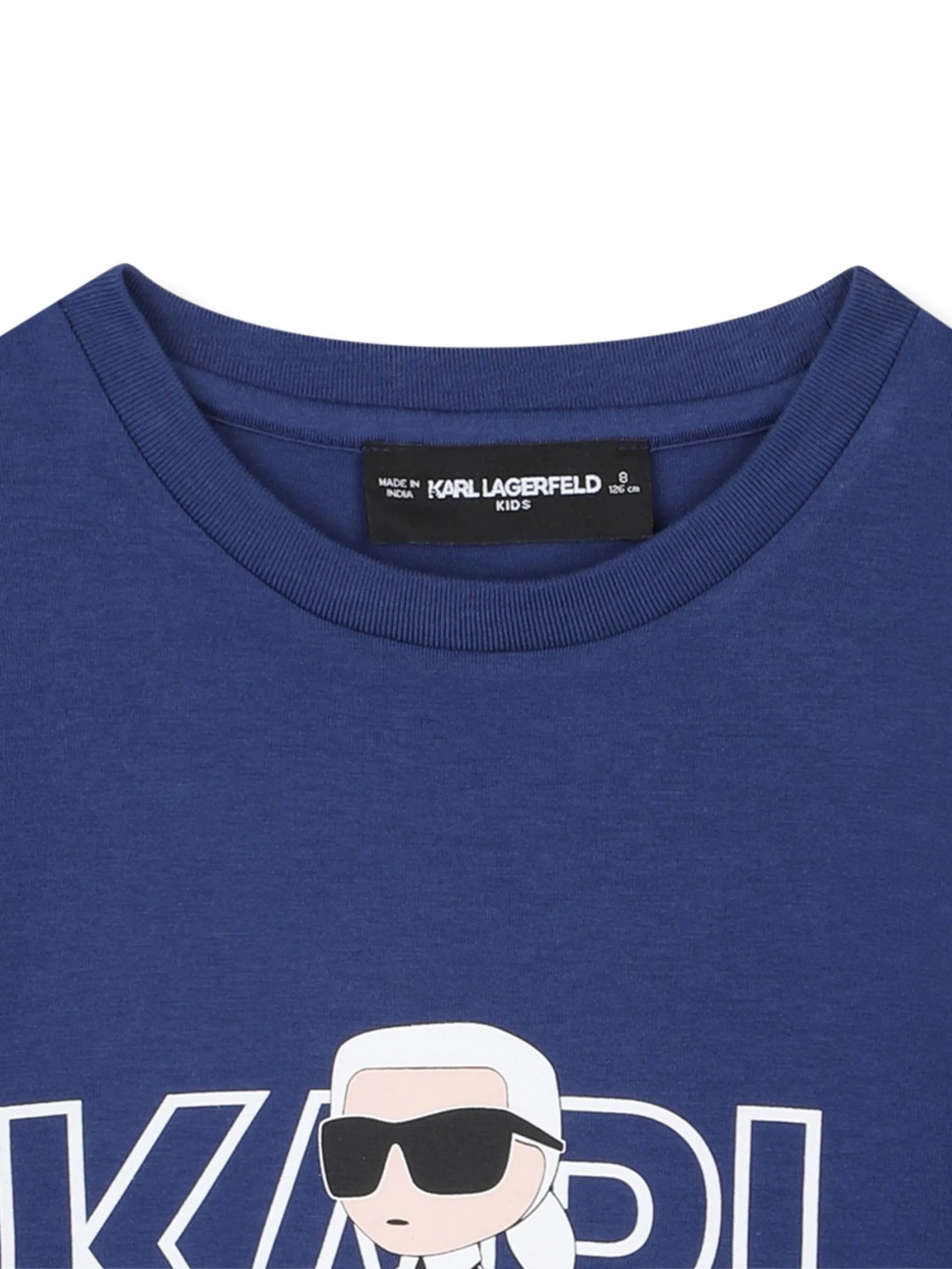 Tricou Karl Lagerfeld albastru - Img 3