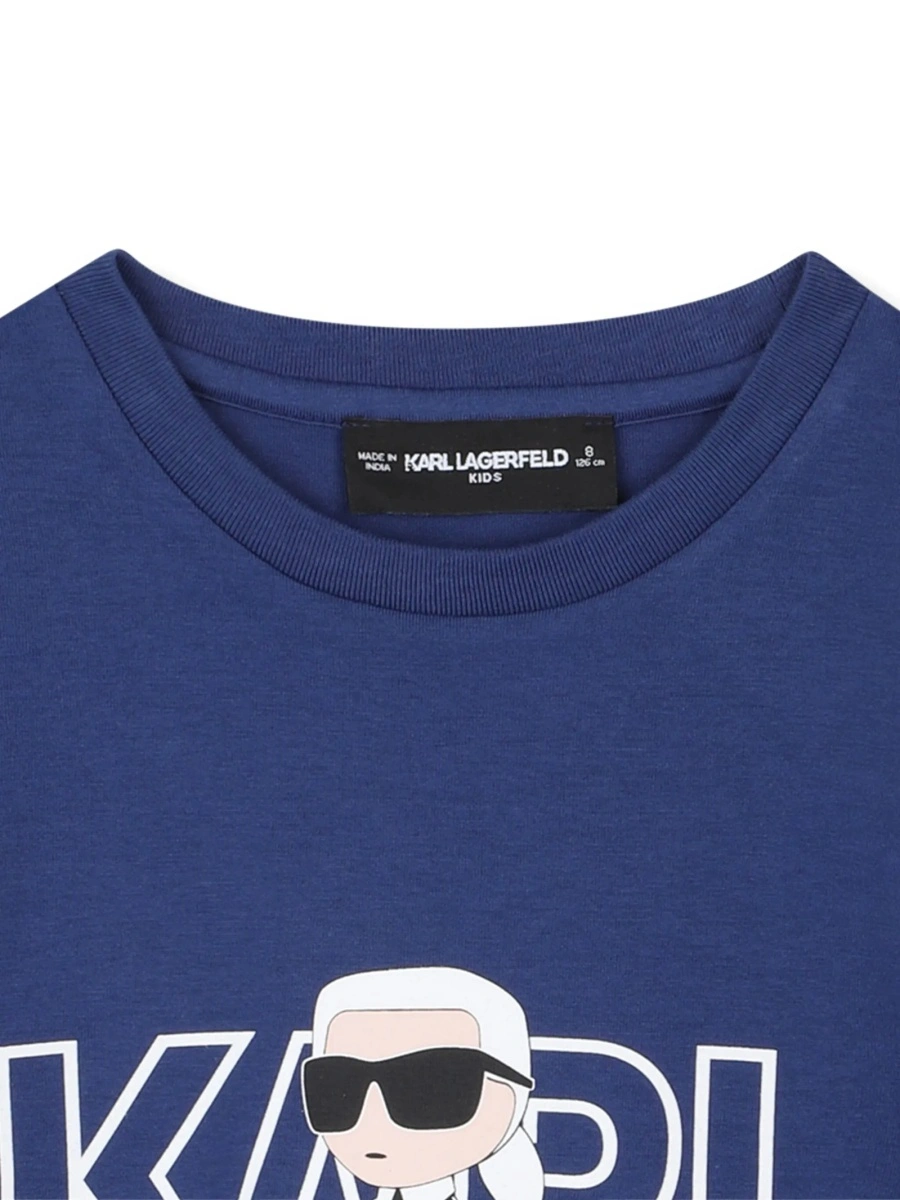 Tricou Karl Lagerfeld albastru - Img 3