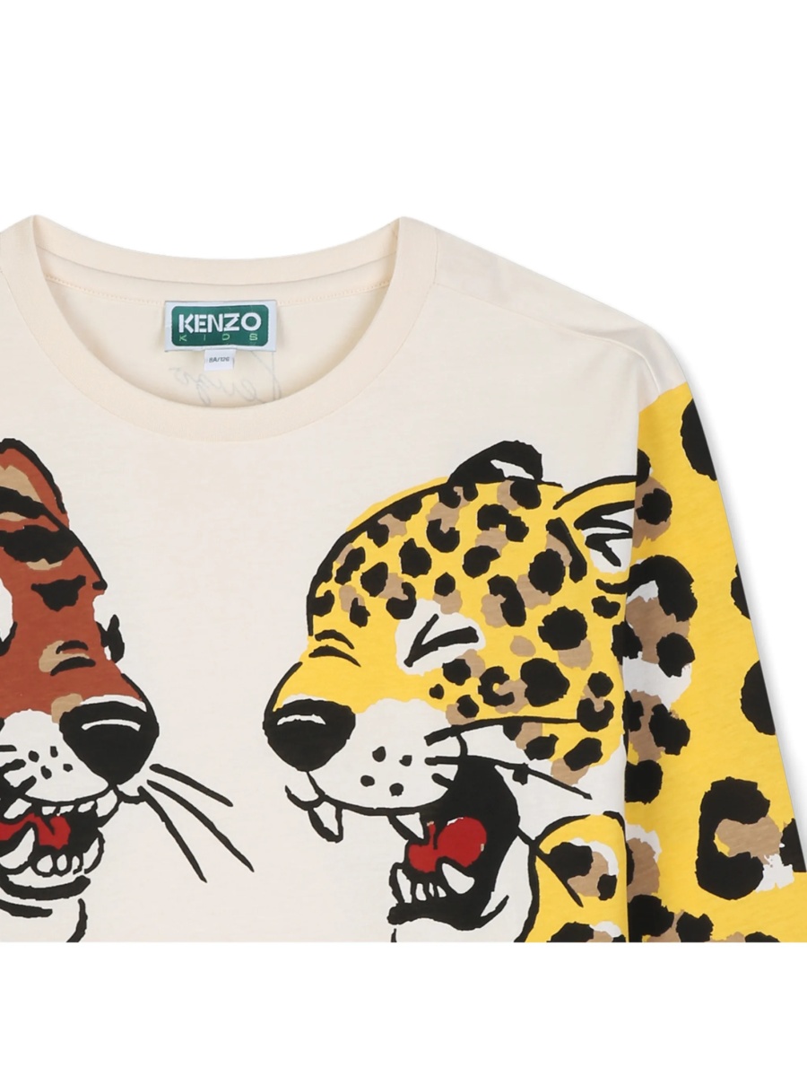 Tricou Kenzo alb din bumbac organic - Img 3