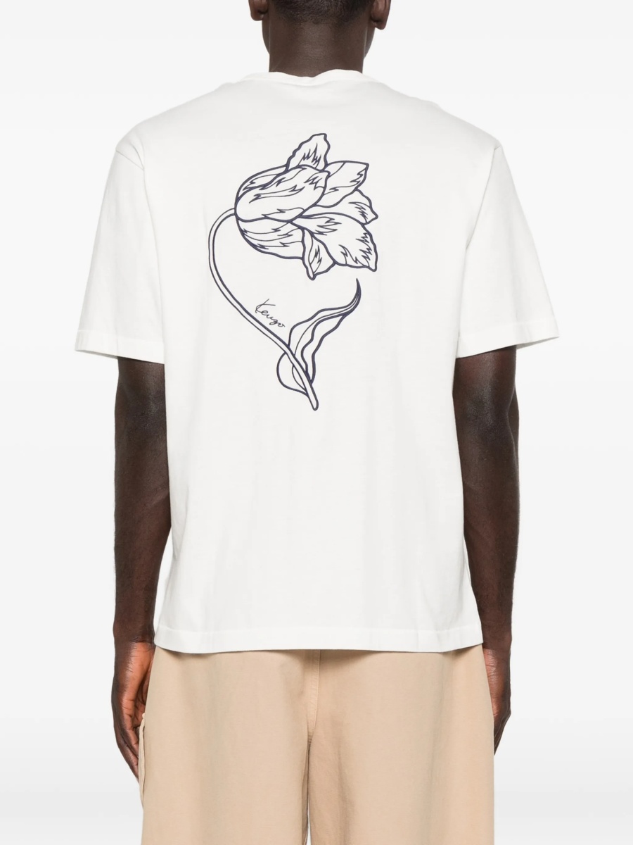 Tricou Kenzo alb - Img 4