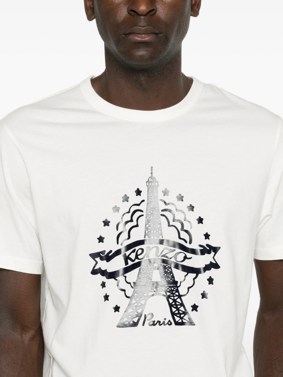 Tricou Kenzo alb - Img 5