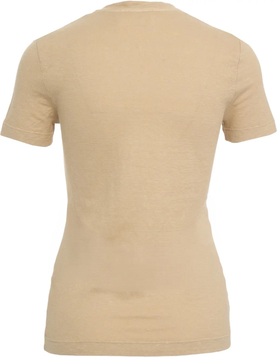 Tricou Linen blend serafino shirt - Img 3