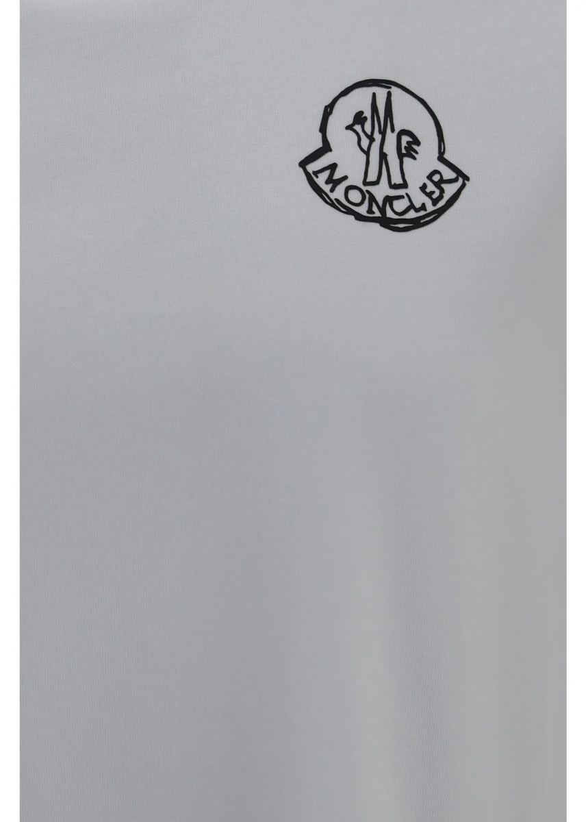 Tricou Logo patch cotton jersey T-shirt - Img 3