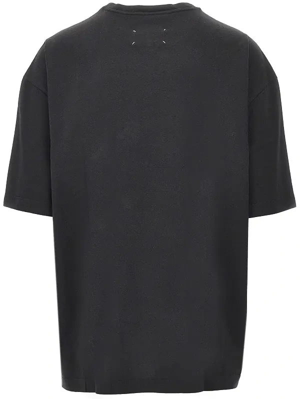 Tricou Logo print oversized T-shirt - Img 3