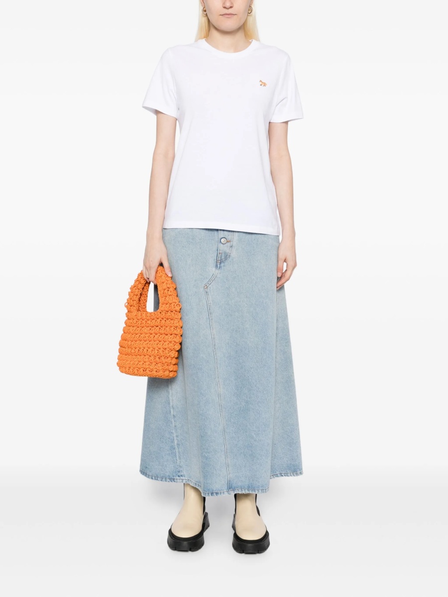 Tricou MAISON KITSUNÉ alb - Img 2