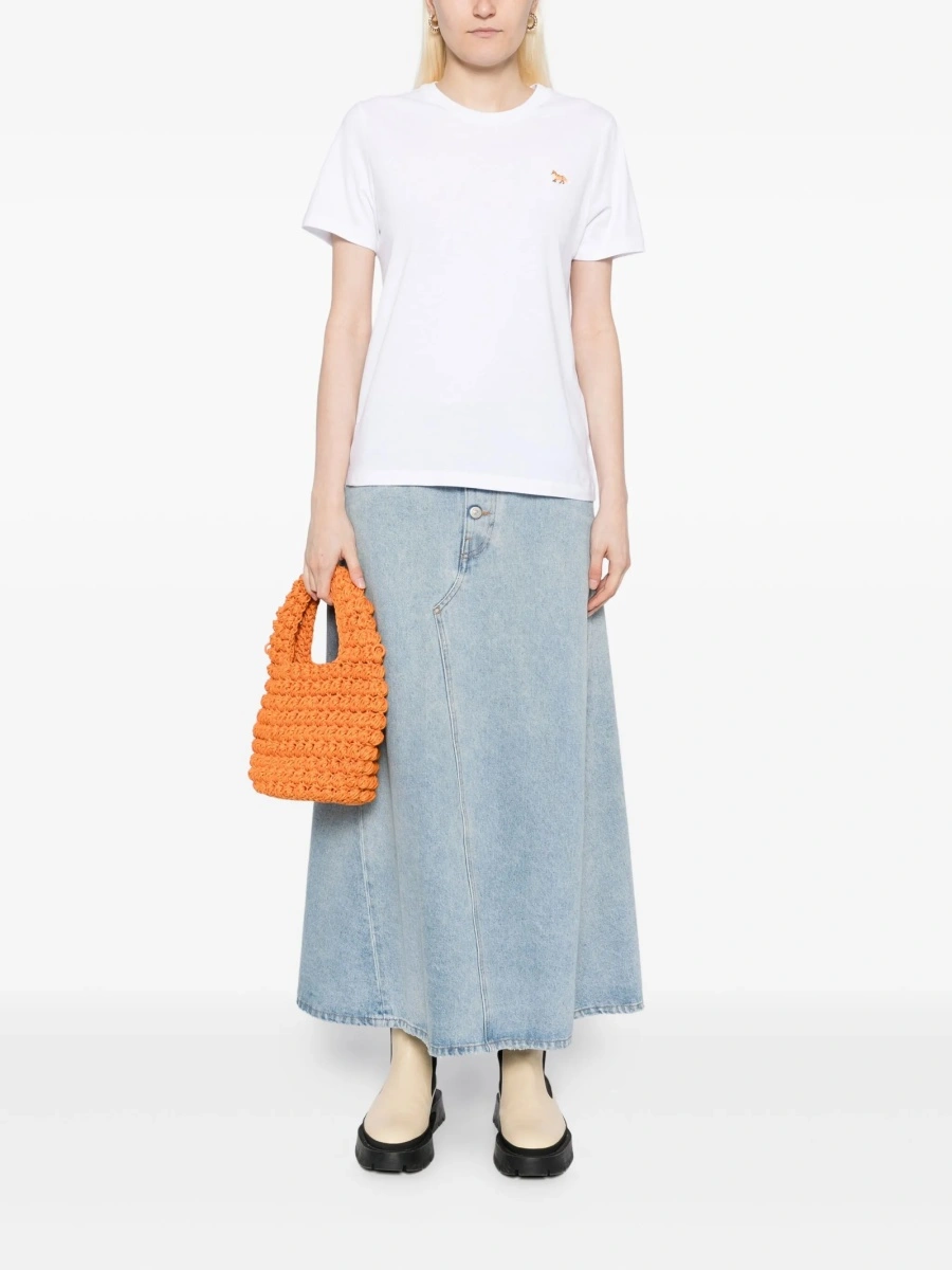 Tricou MAISON KITSUNÉ alb - Img 2