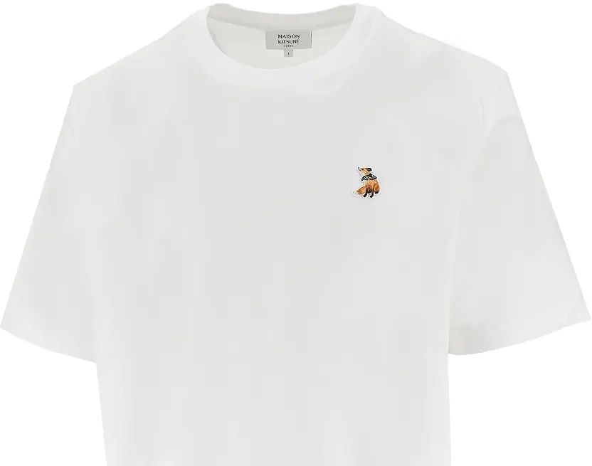 Tricou MAISON KITSUNÉ 'Dreaming Fox 'patch T-shirt - Img 2