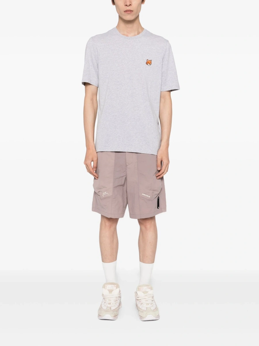 Tricou MAISON KITSUNÉ gri - Img 2