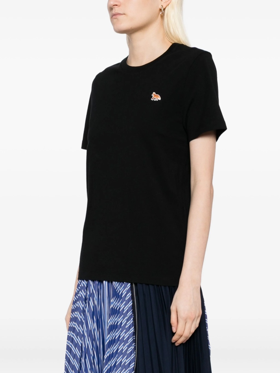 Tricou MAISON KITSUNÉ negru - Img 3