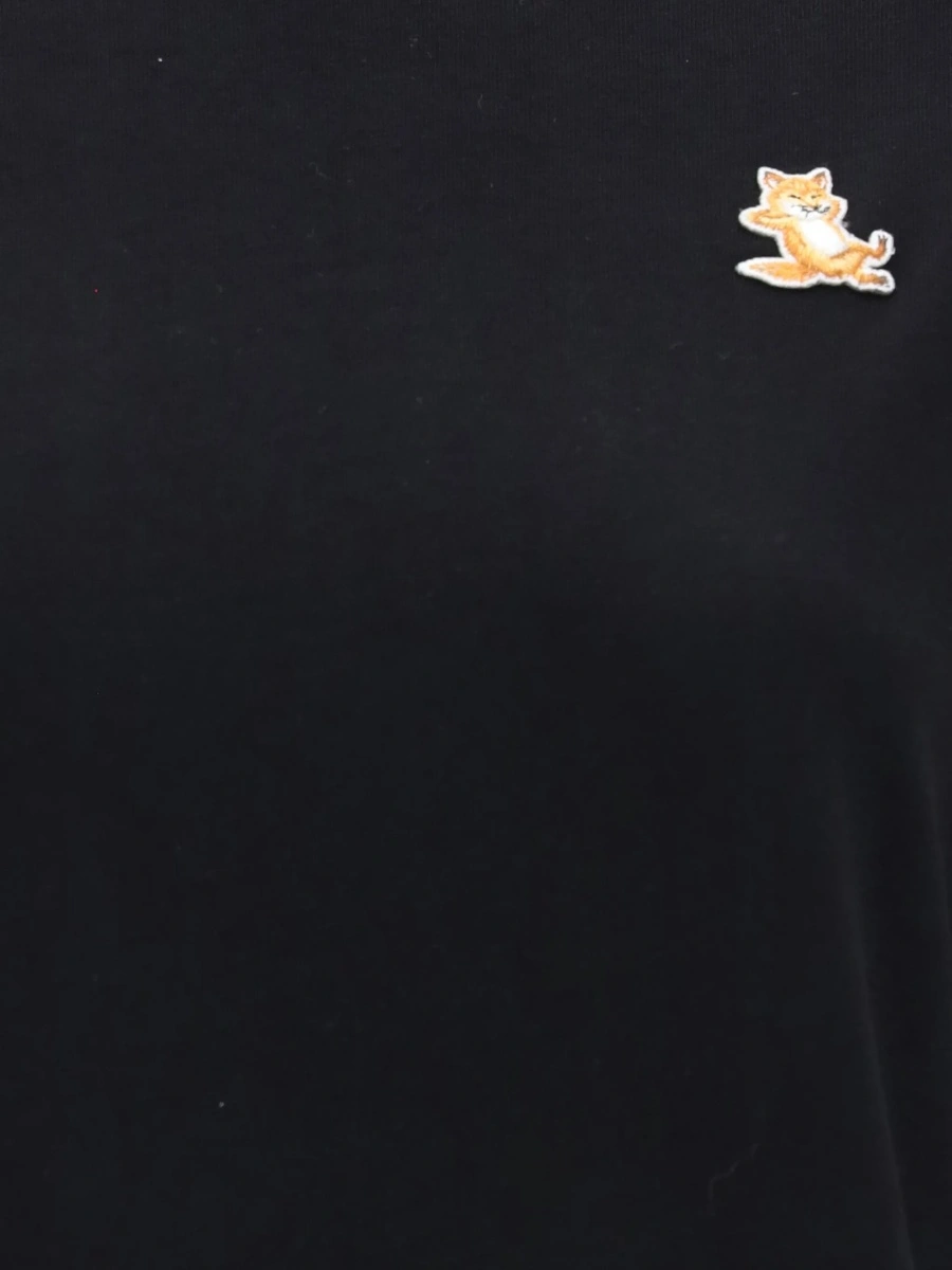 Tricou MAISON KITSUNÉ negru - Img 3