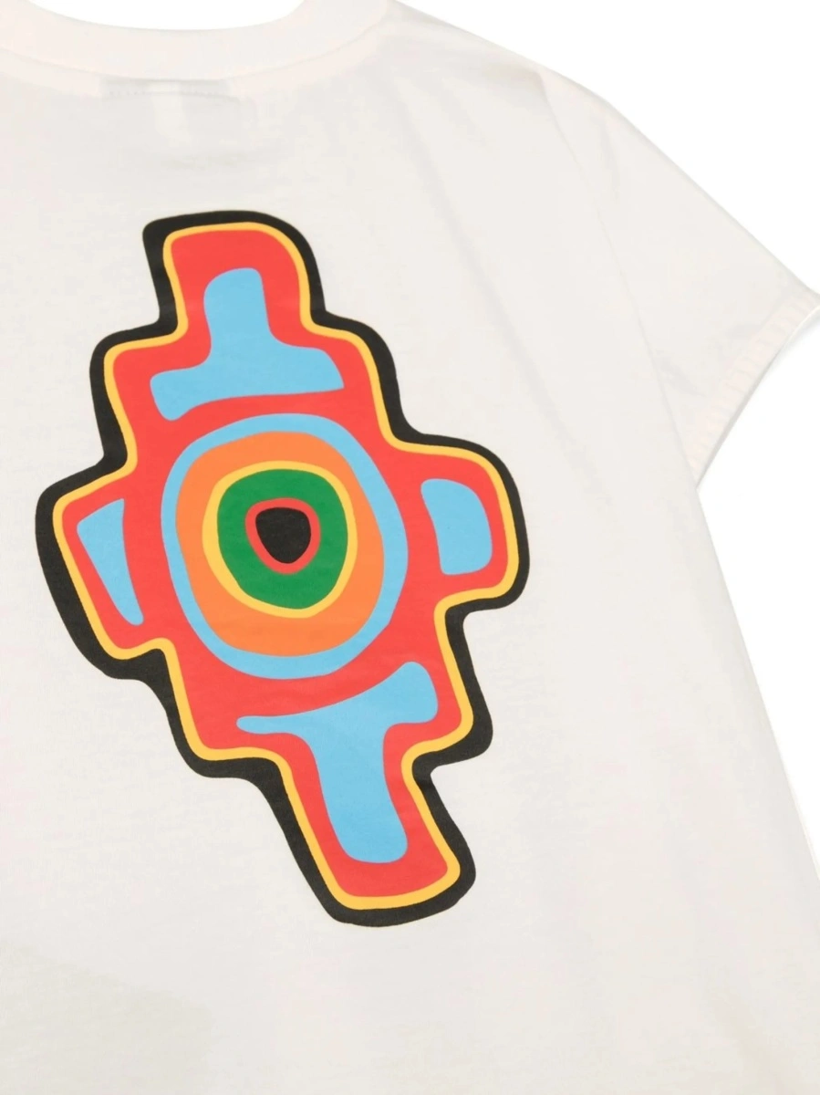Tricou Marcelo Burlon neutru - Img 3