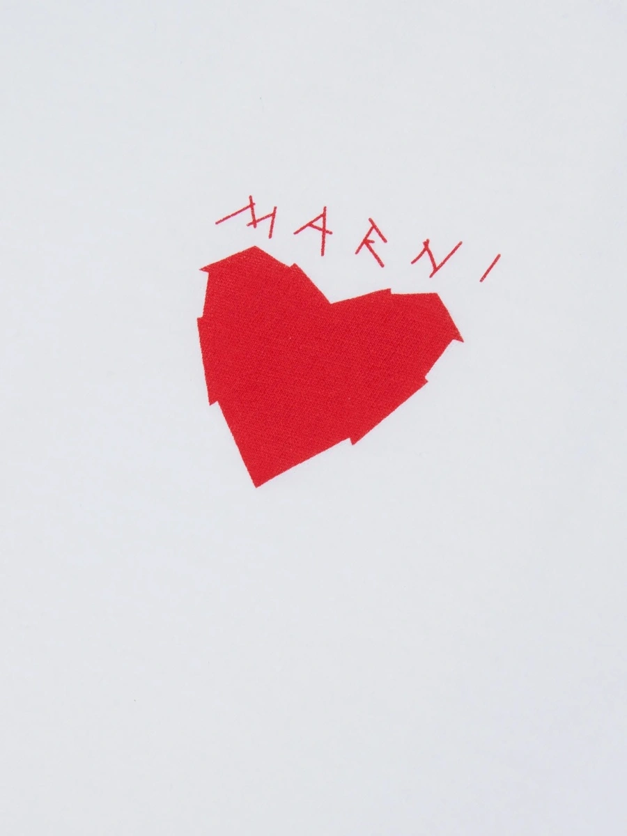 Tricou Marni alb din bumbac - Img 6