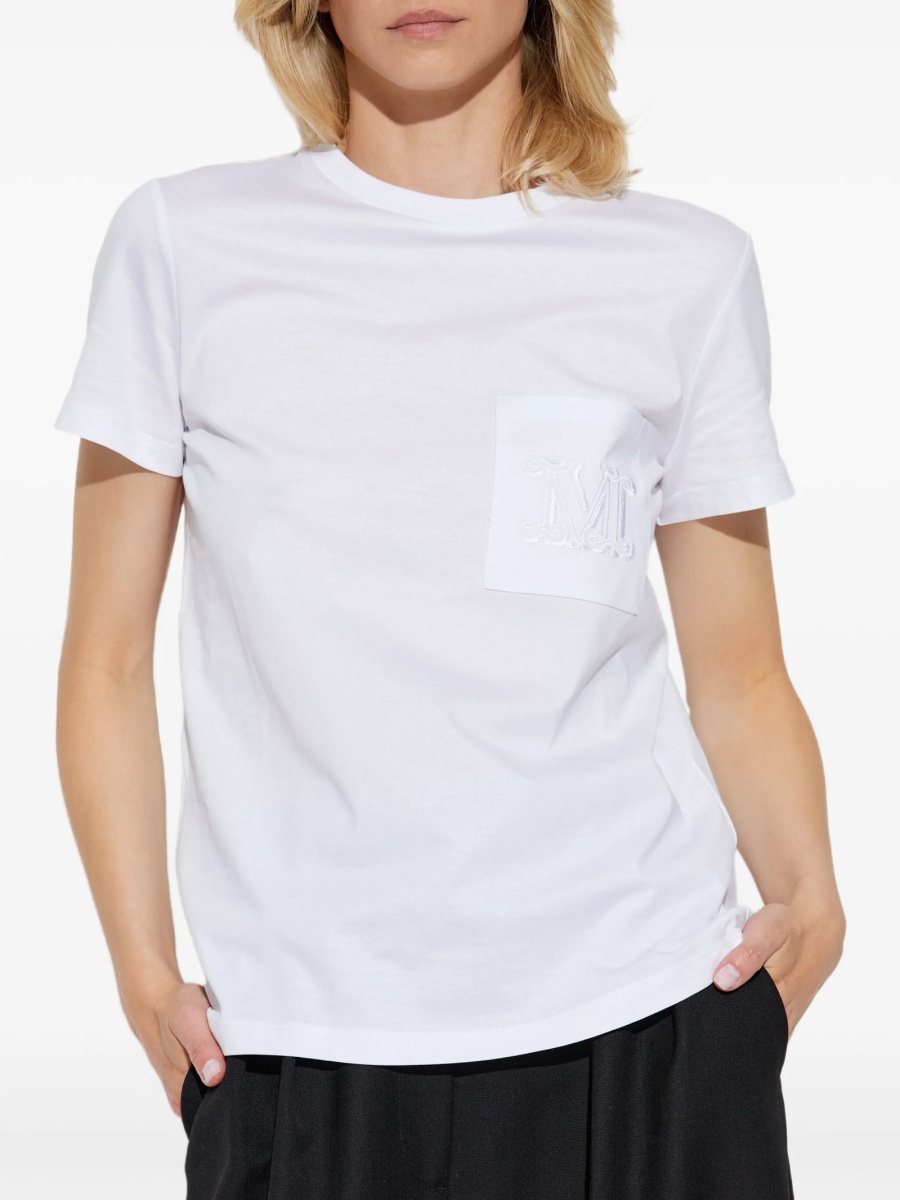 Tricou Max Mara alb - Img 3