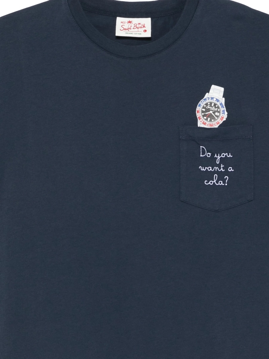 Tricou Mc2 Saint Barth albastru - Img 3