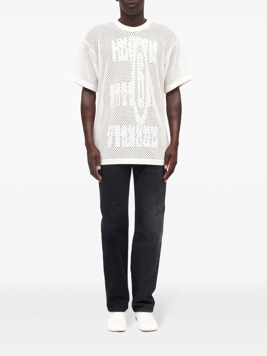 Tricou MM6 Maison Margiela alb - Img 2