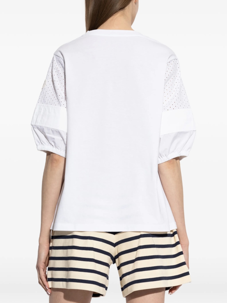 Tricou Moncler alb - Img 4