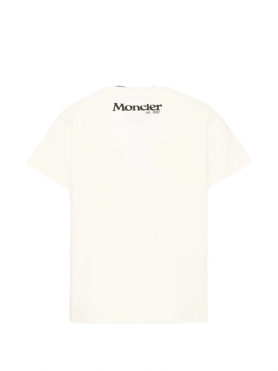 Tricou Moncler neutru din bumbac - Img 2