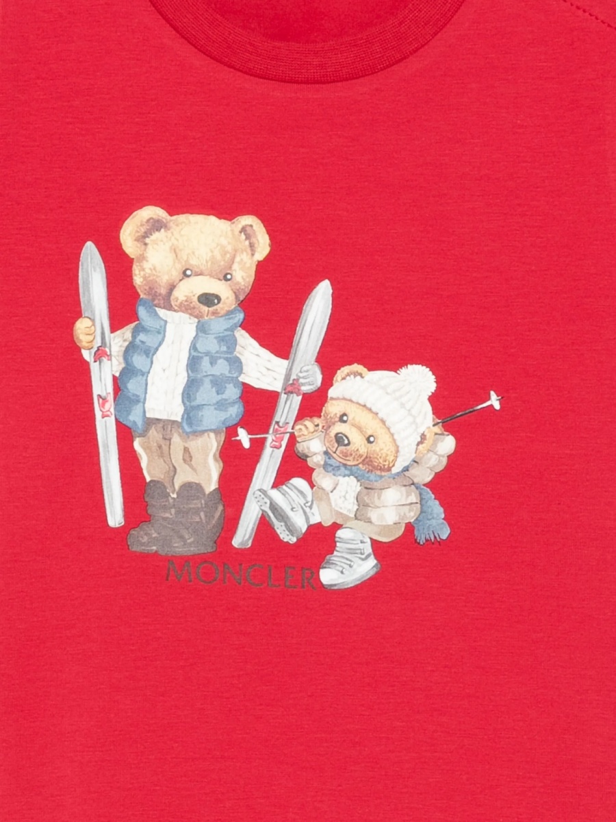 Tricou Moncler rosu - Img 3