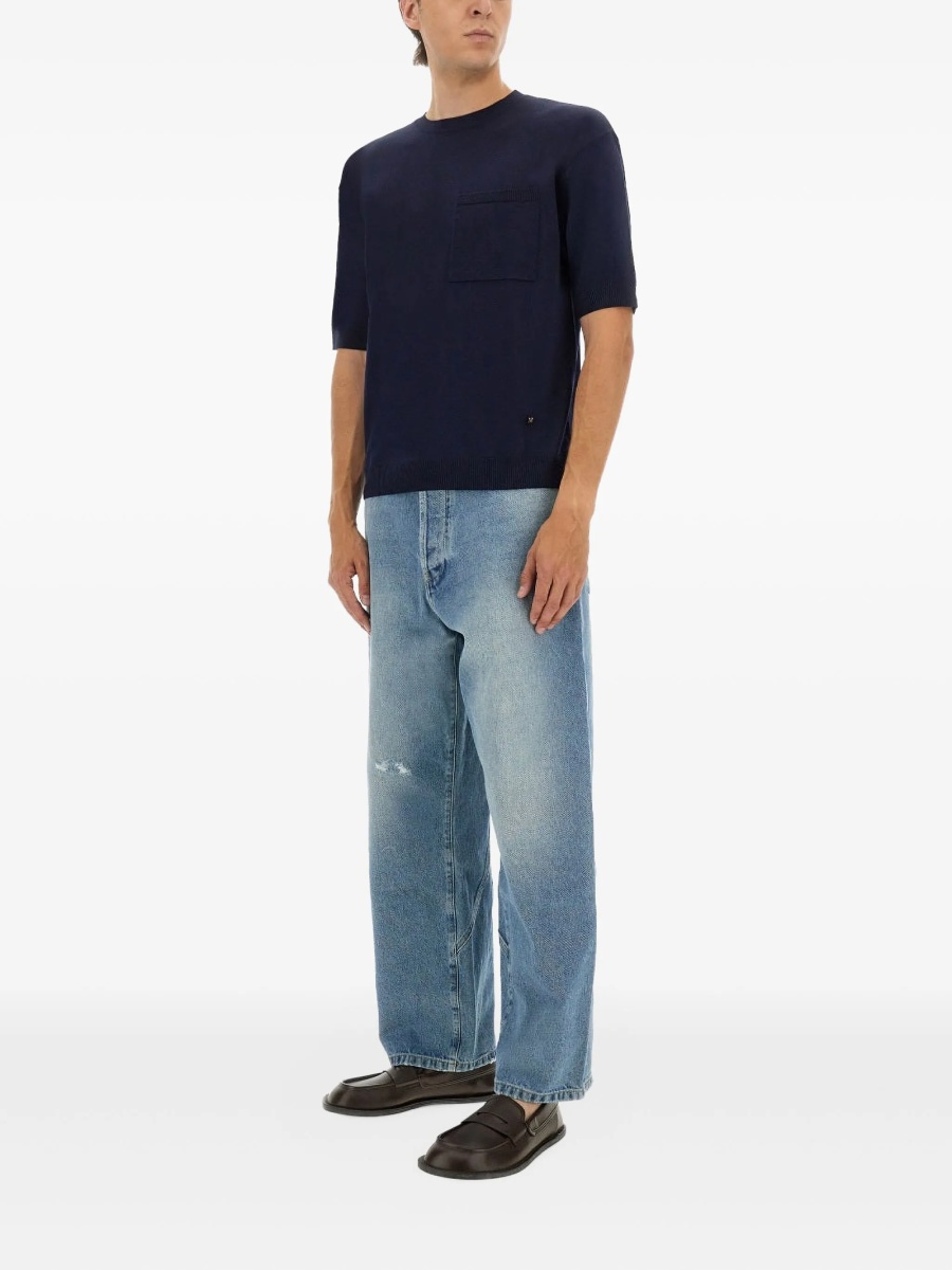 Tricou Moschino albastru - Img 2