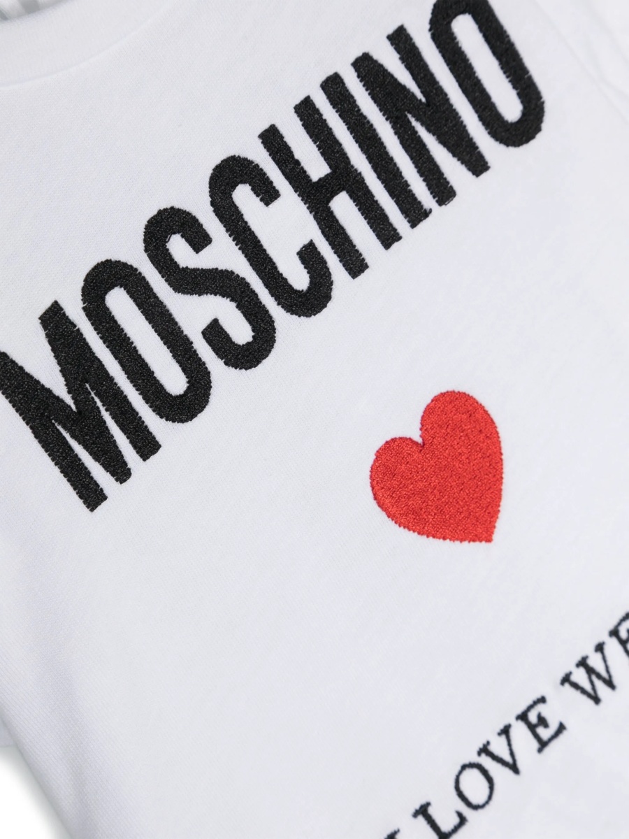 Tricou Moschino alb - Img 3