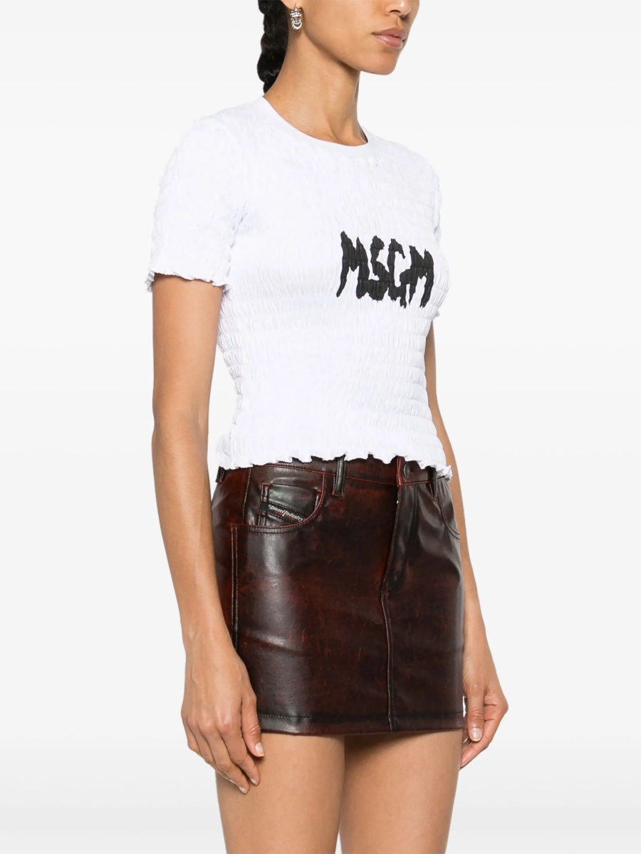 Tricou MSGM alb - Img 3