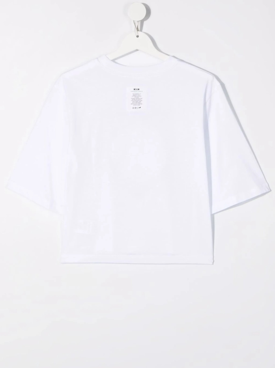 Tricou MSGM alb - Img 2