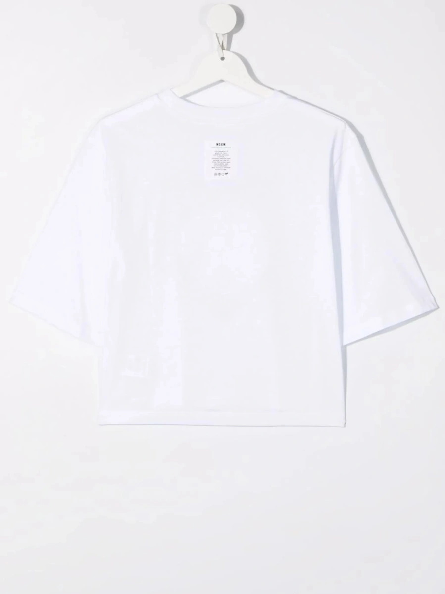 Tricou MSGM alb - Img 2