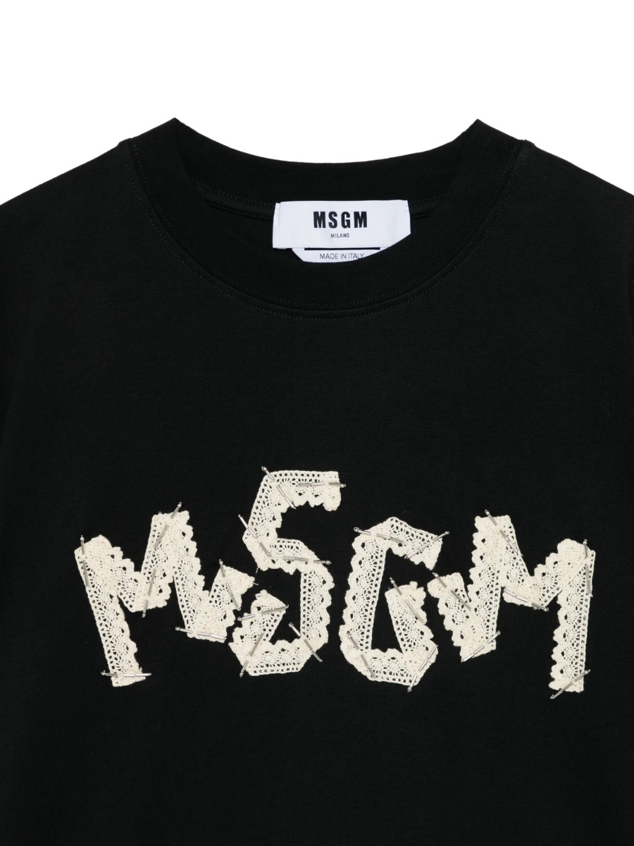 Tricou MSGM negru - Img 3