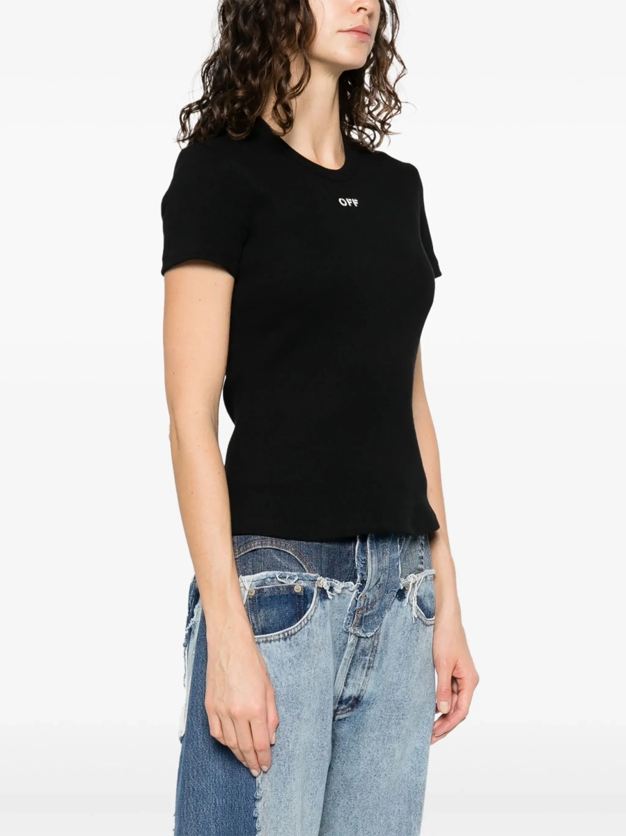 Tricou Off Stamp Rib Basic T-shirt - Img 3