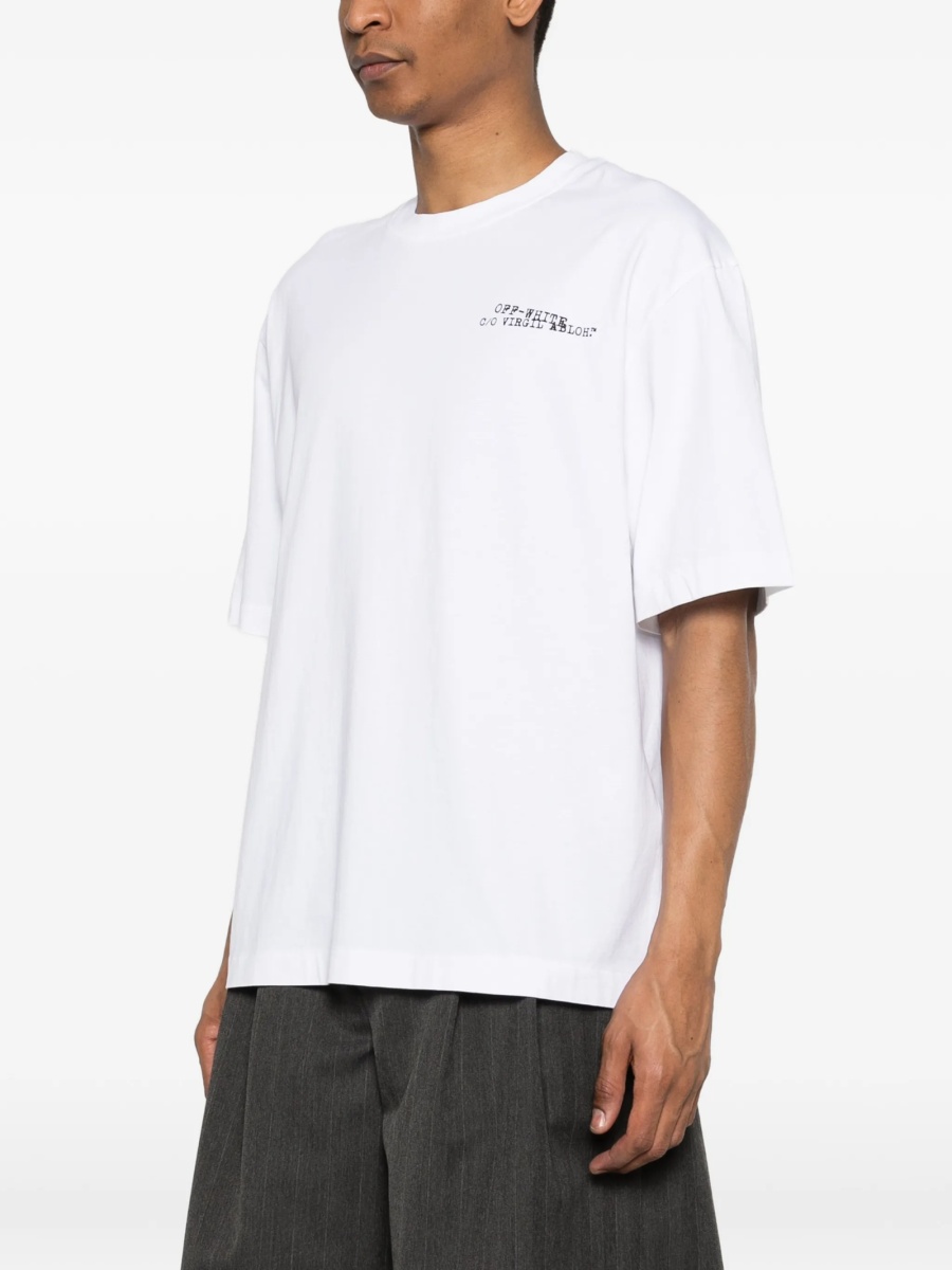Tricou Off-White alb - Img 4