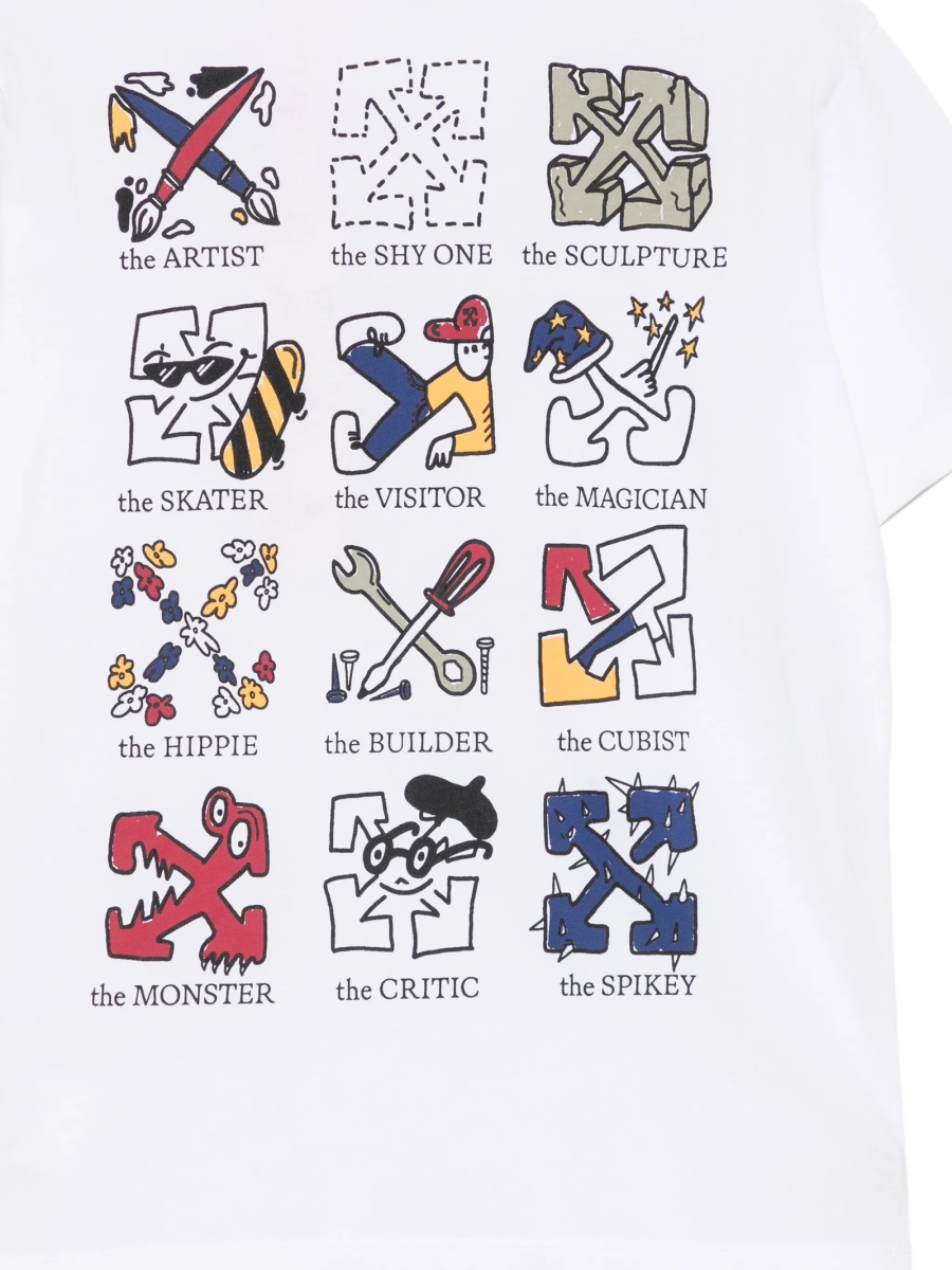 Tricou Off-White alb - Img 3