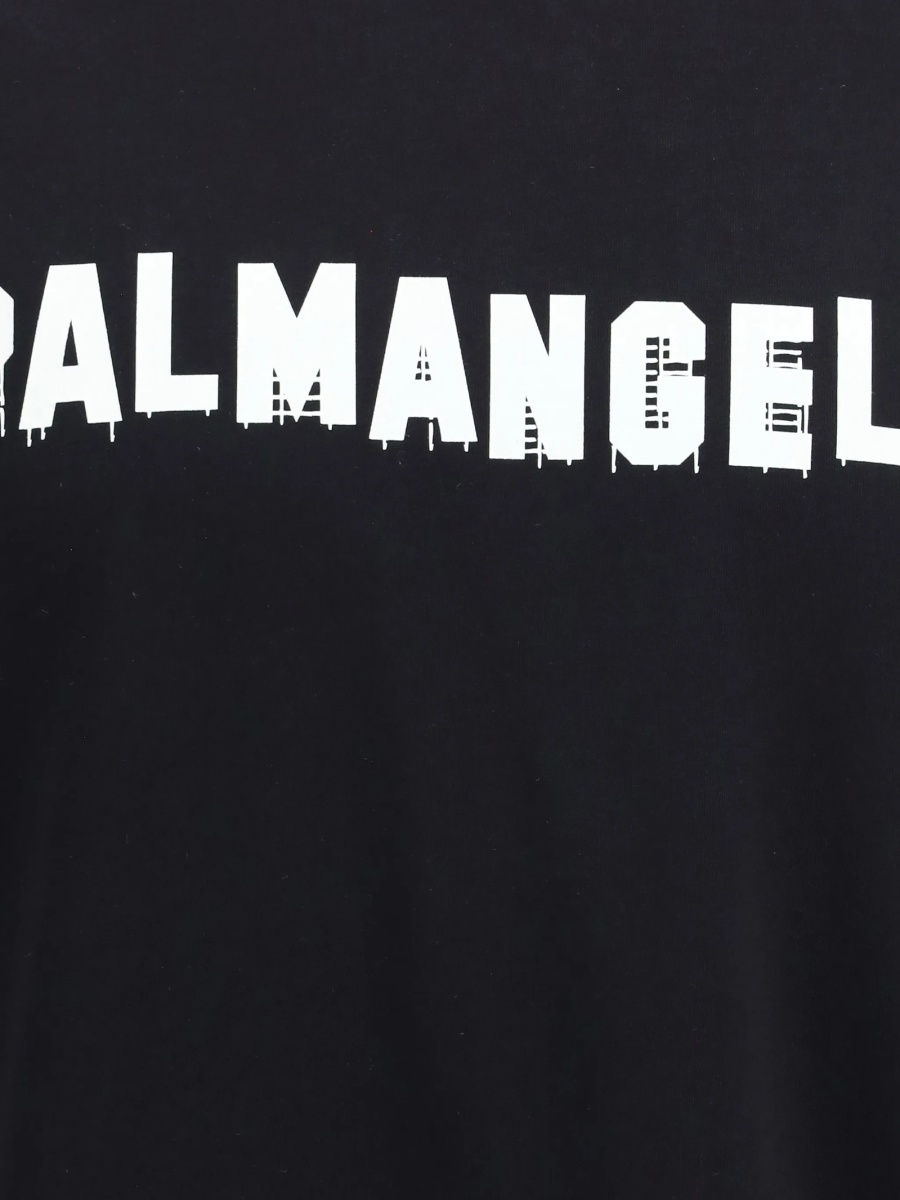 Tricou Palm Angels negru din bumbac - Img 3