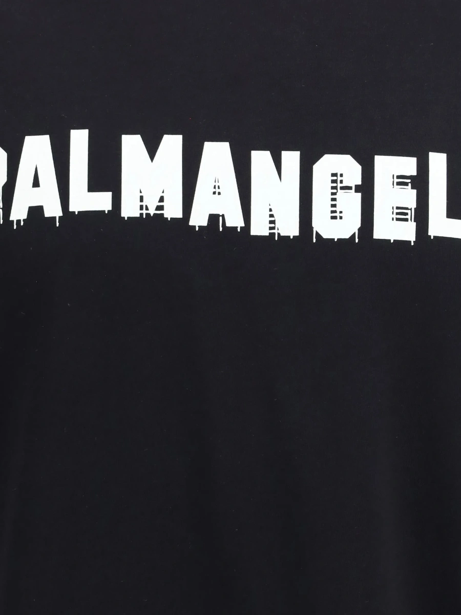 Tricou Palm Angels negru din bumbac - Img 3