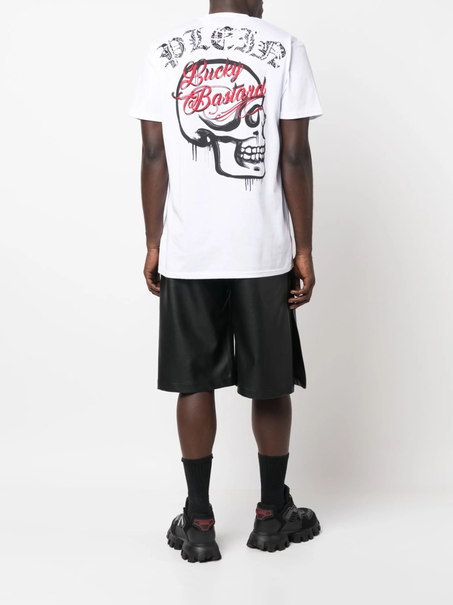 Tricou Philipp Plein alb - Img 2