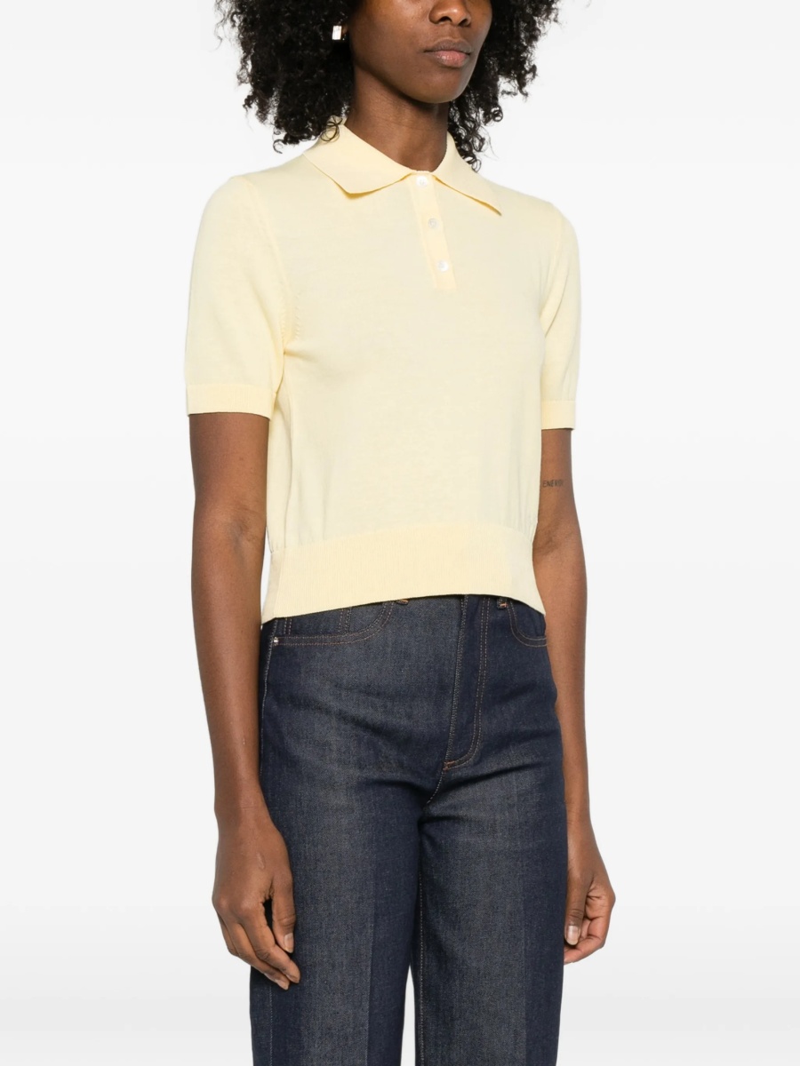 Tricou Polo A.P.C. galben - Img 3
