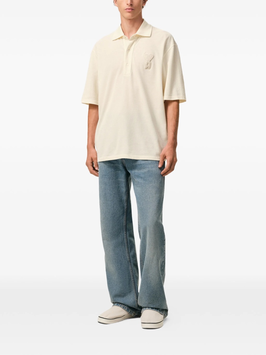 Tricou Polo AMI Paris neutru - Img 2