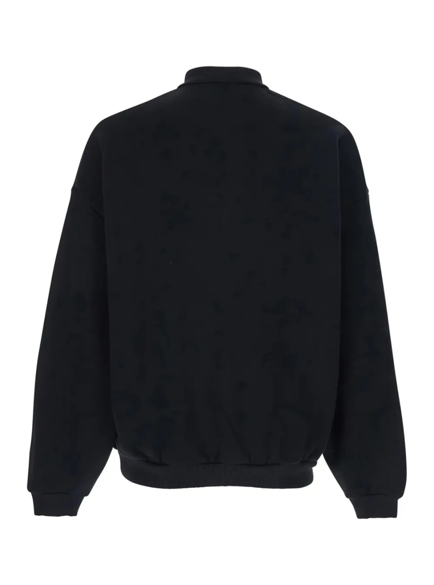 Tricou polo AUTRY negru din bumbac - Img 2