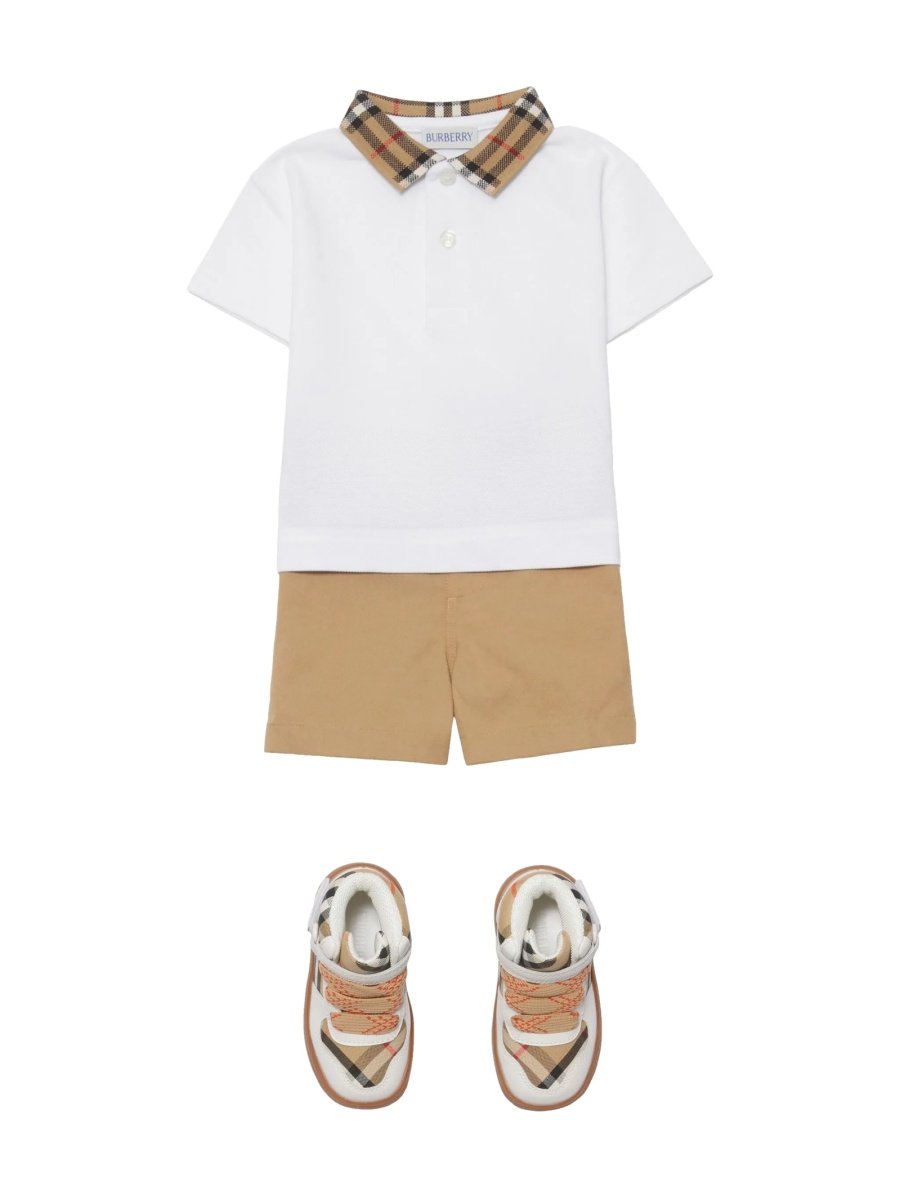Tricou Polo Burberry alb - Img 4