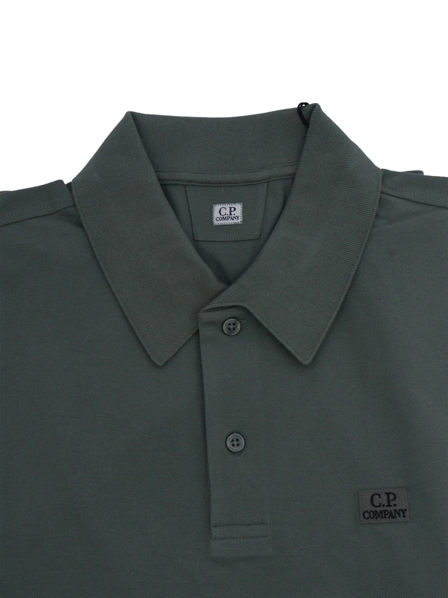 Tricou Polo C.P. Company verde - Img 3