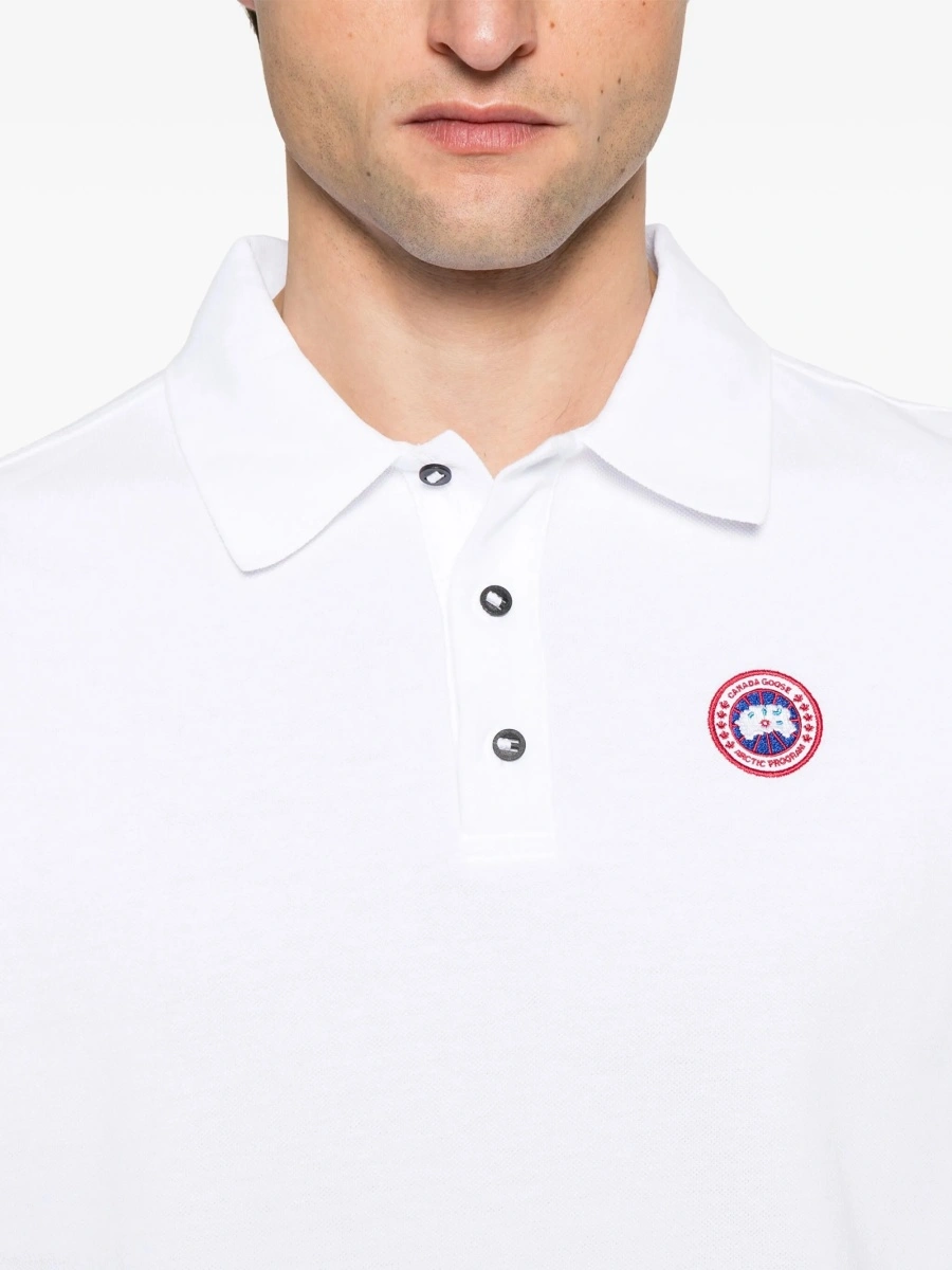 Tricou Polo CANADA GOOSE alb - Img 4