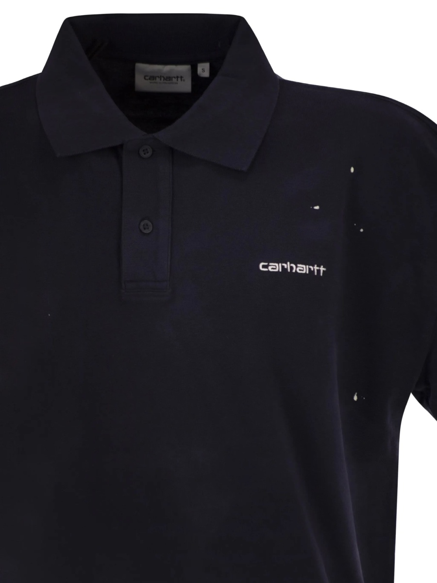 Tricou Polo Carhartt albastru - Img 4