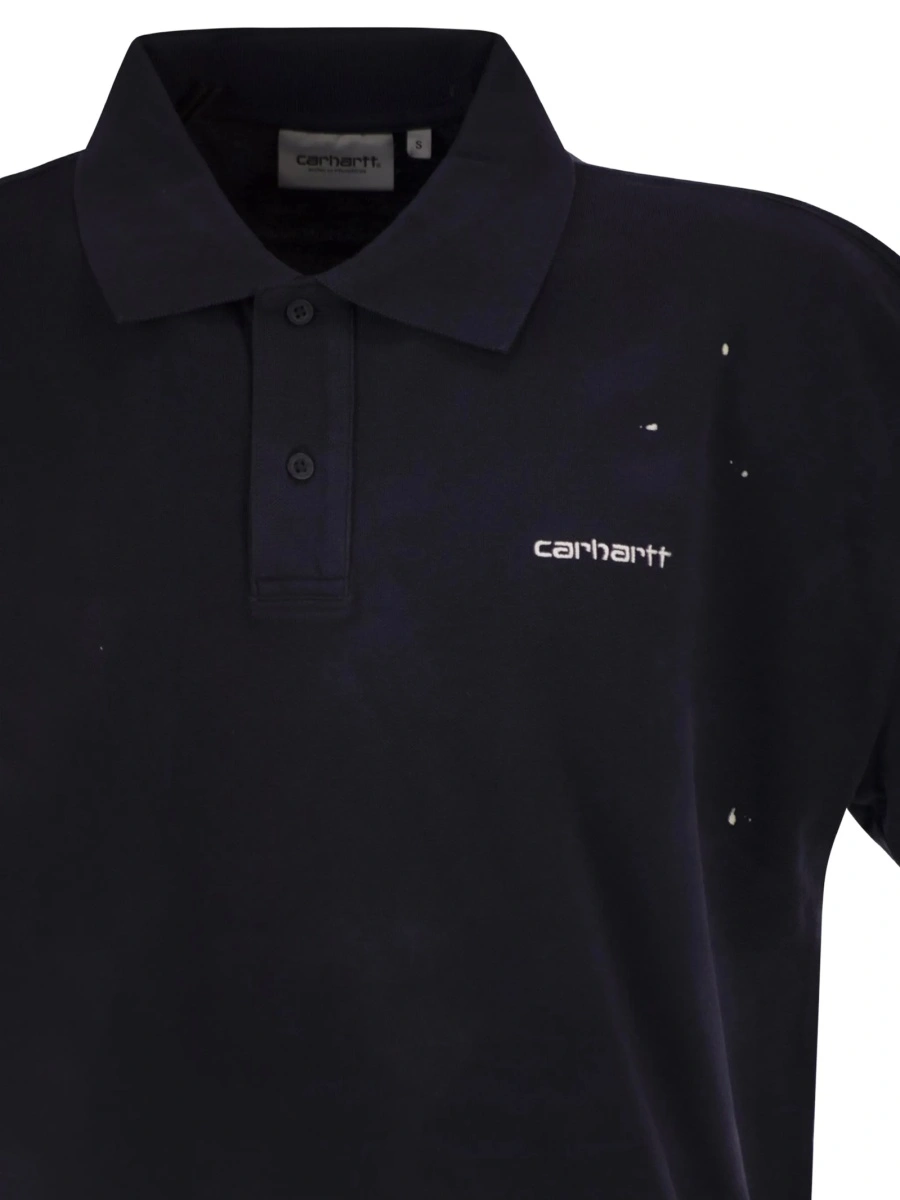 Tricou Polo Carhartt albastru - Img 4