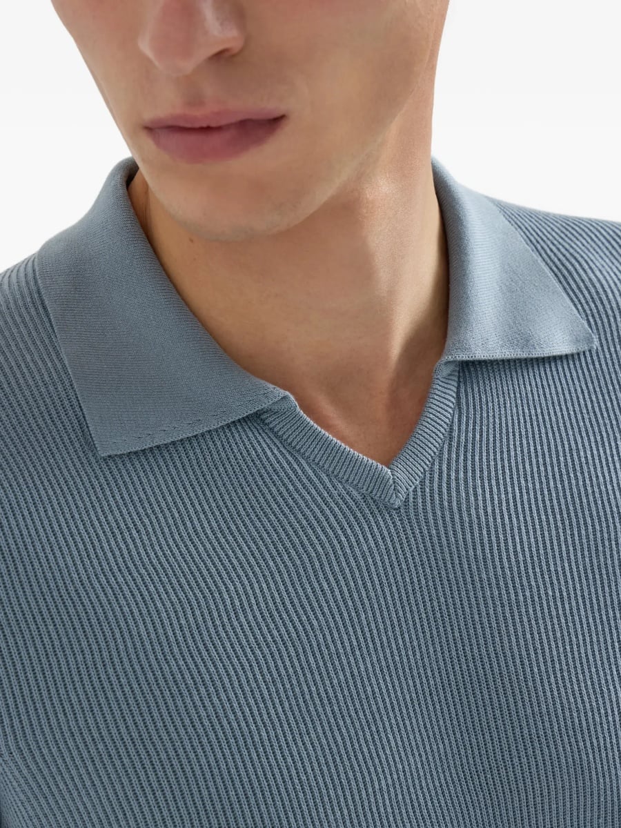 Tricou Polo Cotton ribbed Polo - Img 7