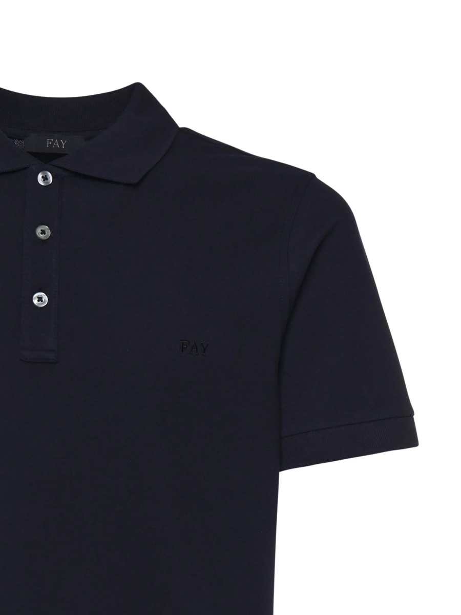 Tricou Polo Fay albastru - Img 3