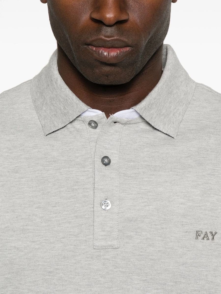 Tricou Polo Fay gri - Img 4